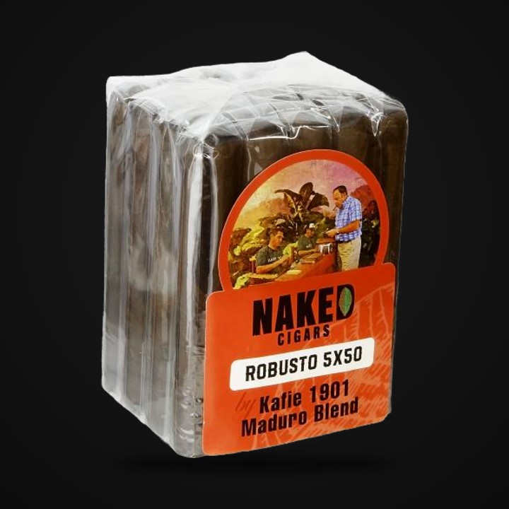 Naked Cigars by Kafie 1901 Maduro · LongestAsh